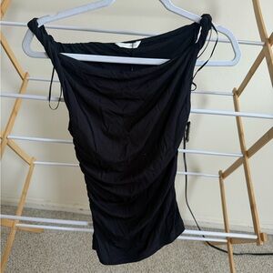 Zara Black Short Sleeve Top